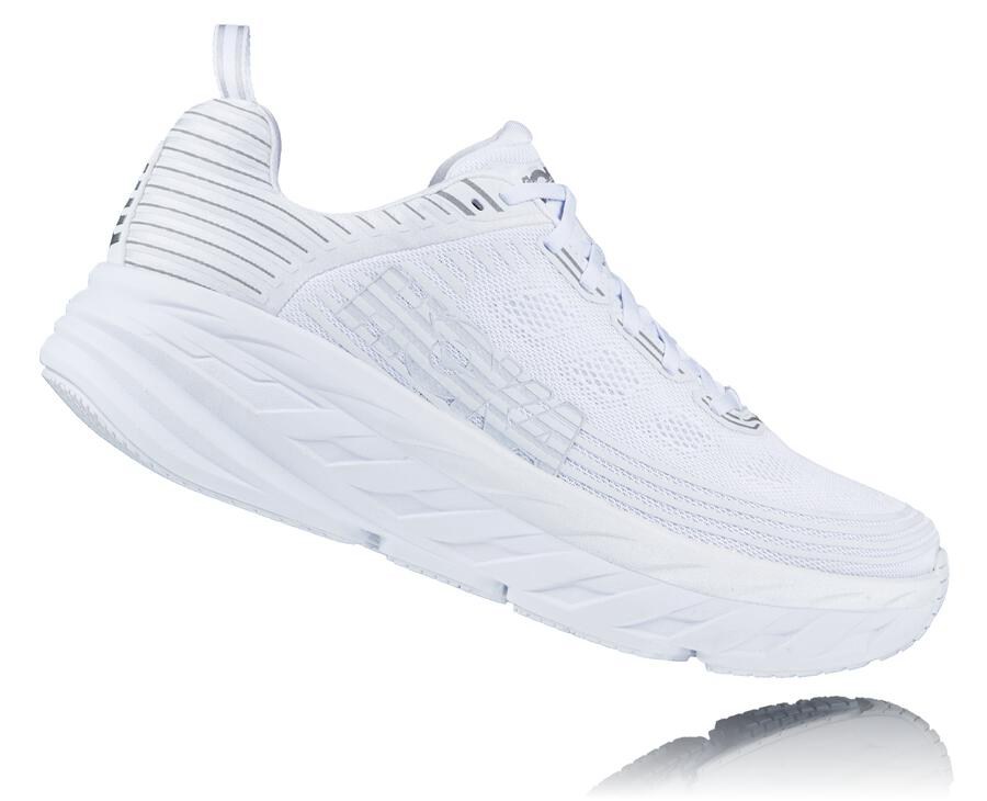 Tenis Hoka One One Hombre Blancos - Bondi 6 - AVPX48679